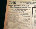 Babe Ruth Retires Boston Braves Rarenewspapers