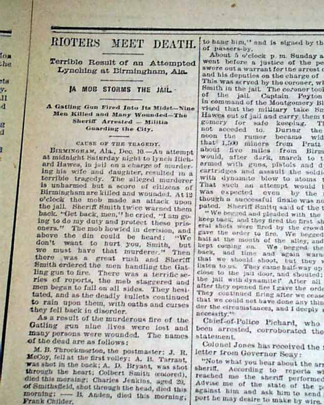 1888 Bronson, Michigan newspaper