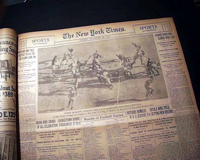 Beating Red Grange, 1925 – Morning Journal