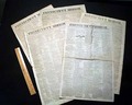Five newspapers from 1810-1812, great condition... - Image 1
