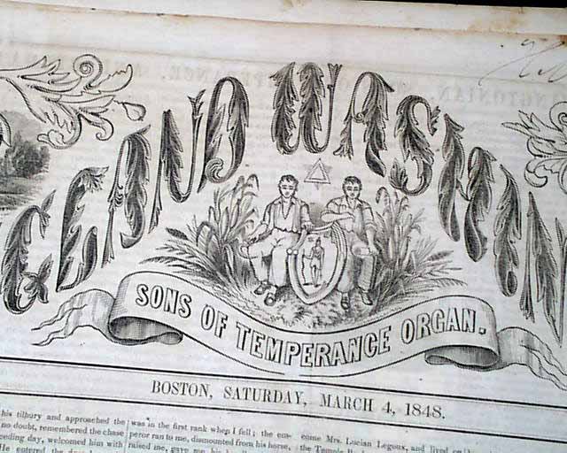 Death of President John Quincy Adams...