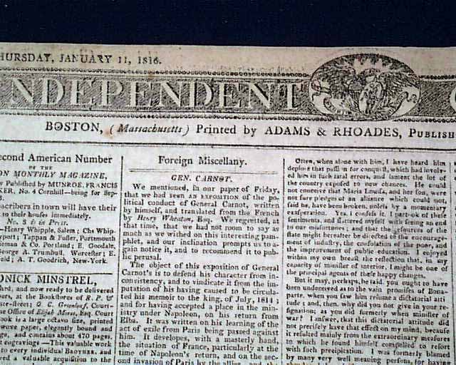 Early St. Louis Missouri MO in 1816.... -