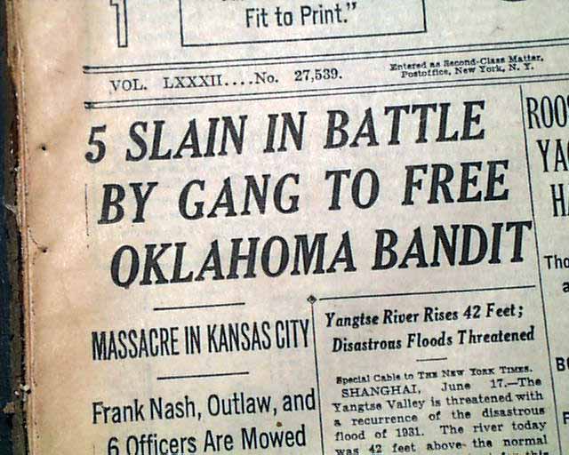 Kansas City massacre...