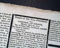 Death of Vice President Clinton...   - Image 1