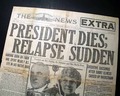 Dramatic headline on the death of the President... - Image 1