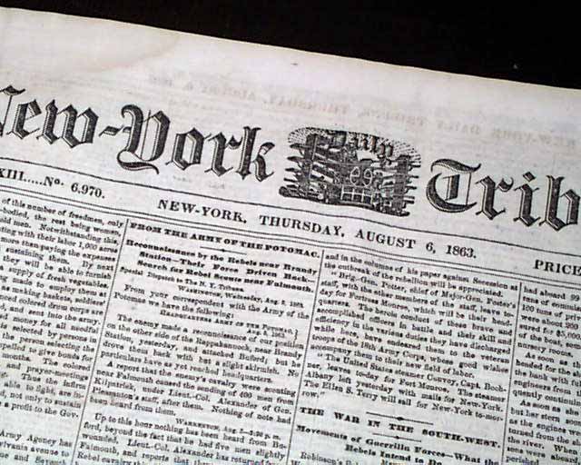 1863 Civil War refugee slaves...
