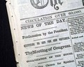 Proclamation of thanks by Abraham Lincoln... - Image 1