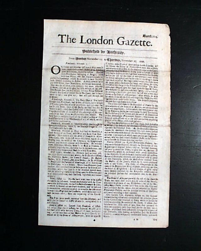 The end of the Great Plague...