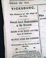 Map of the siege of Vicksburg... - Image 4
