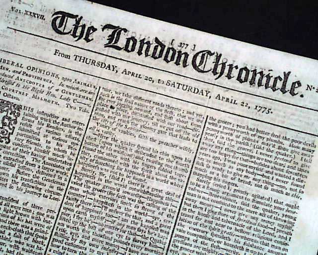 Advent of the Revolutionary War...  Is war inevitable?