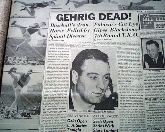 Lou Gehrig The Iron Horse