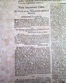 Newspaper broadside announcing peace in Europe... - Image 1
