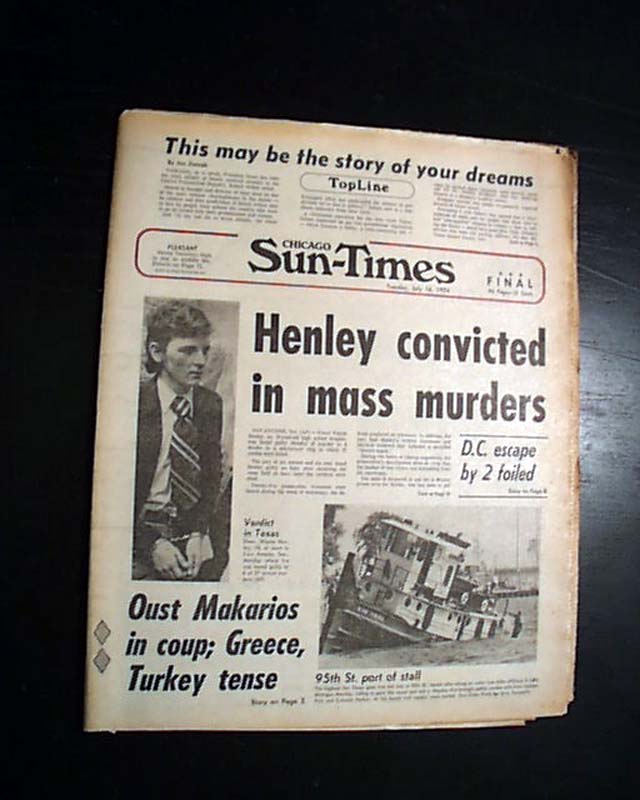 Serial Killer Elmer Wayne Henley in 1973...