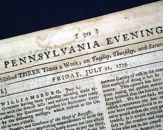 Washington & an Indian Treaty... Battle at Roxbury...