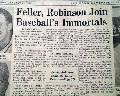 Bob Feller & Jackie Robinson...  Hall of Fame... - Image 4