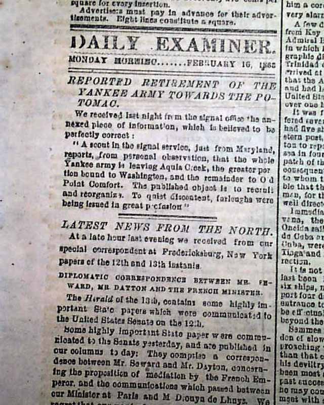 From the capital of the Confederacy...