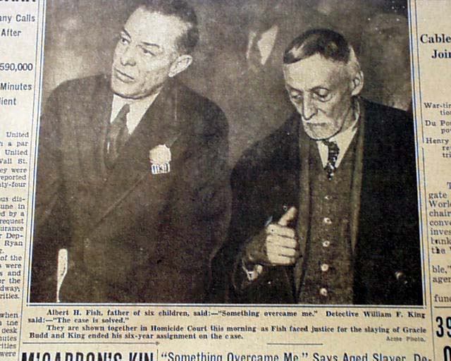 Serial killer & rapist Albert Fish captured... - RareNewspapers.com