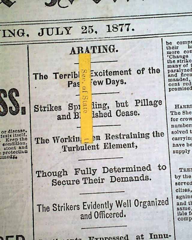 great railroad strike