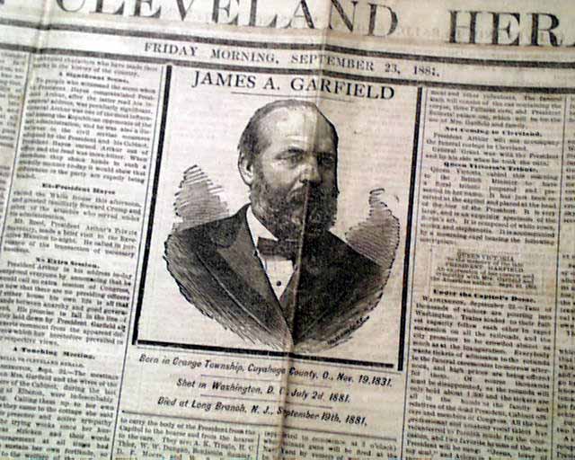 Best James A Garfield Death Lies In State Capital 1881 Cleveland