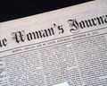 Very early issue of a scarce women's suffrage newspaper... - Image 1