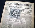 War news in this military newspaper from the middle of World War II... - Image 1