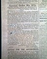 "Memphis" newspaper printed in Jackson during the Civil War... Battle of Murfreesboro... - Image 4