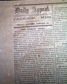 "Memphis" newspaper printed in Jackson during the Civil War... Battle of Murfreesboro... - Image 9
