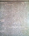 "Memphis" newspaper printed in Jackson during the Civil War... Battle of Murfreesboro... - Image 10