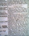 "Memphis" newspaper printed in Atlanta GA during the Civil War... - Image 3