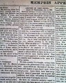 "Memphis" newspaper printed in Atlanta GA during the Civil War... - Image 12