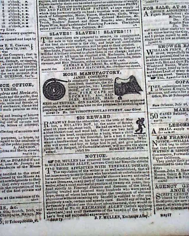 Slave ads & notices...  