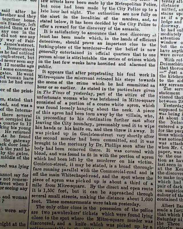 Very lengthy Jack the Ripper report... - RareNewspapers.com