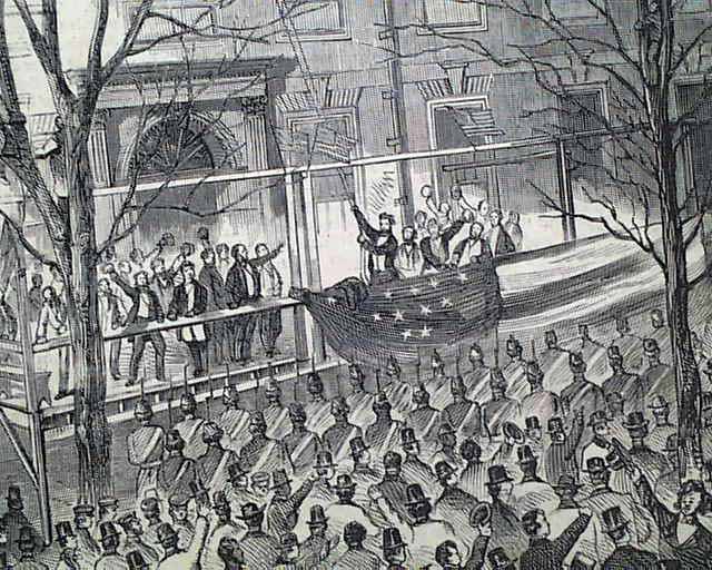 Jefferson Davis Confederate inauguration...