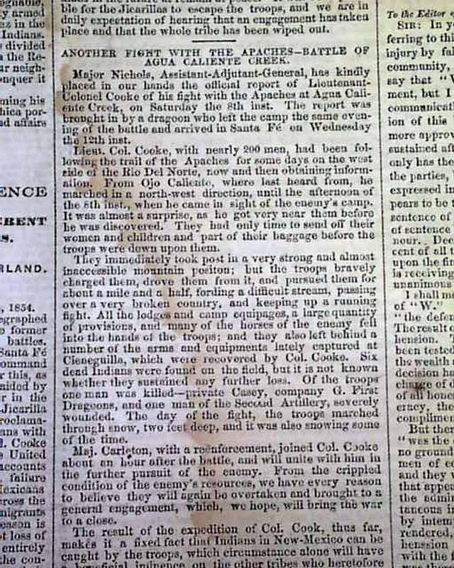 Fugitive Slave Case Brigham Young Kit Carson & The Indians 