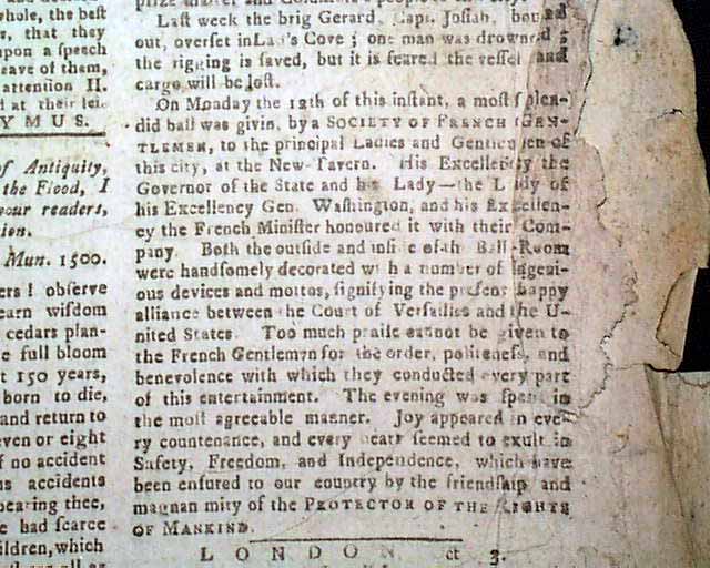 Patriotic address by Washington... Paul Revere engraving