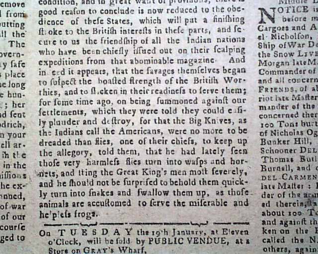 Patriotic address by Washington... Paul Revere engraving