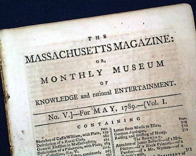 George Washington's inauguration and inaugural address...