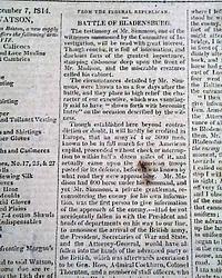 Investigating the Battle of Bladensburg...   Capture of the U.S.S. President...