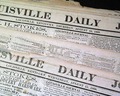 Four Southern newspapers just before the Civil War... - Image 2