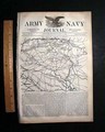 Civil War map...   Battle of the Wilderness...   - Image 2