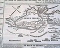 Close-up map of Charleston...   - Image 3