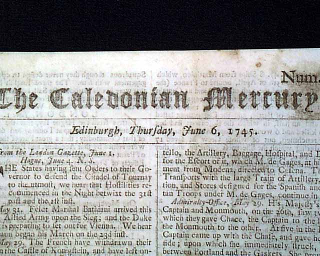 Saint Martin Island in 1745....