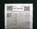 Handsome, early, displayable newspaper... - Image 2