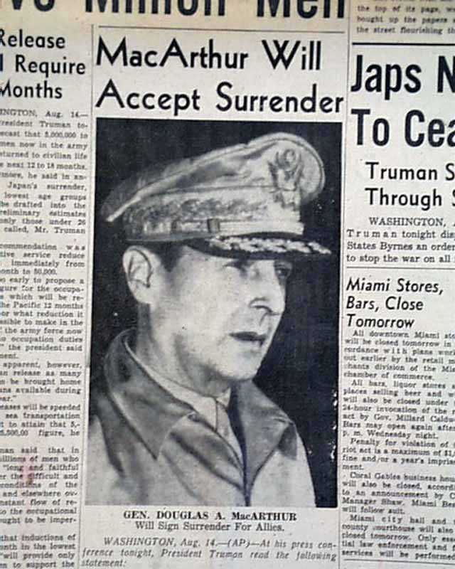 V-J Day...
