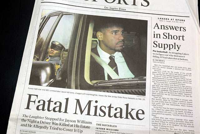 Jayson Williams arrested in 2002...