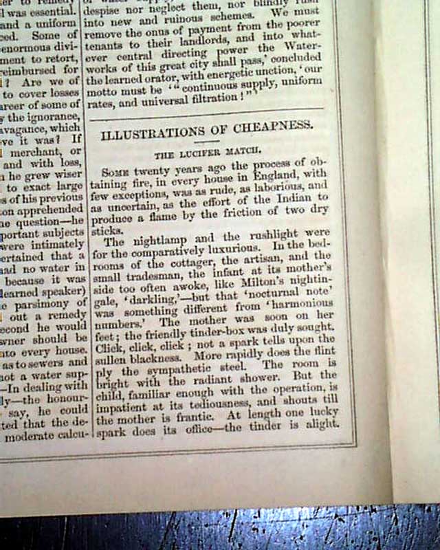 Rare 1850 magazine by author Charles Dickens literature