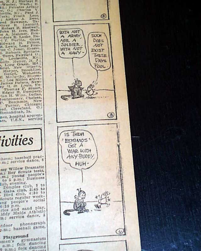 1918 Krazy Kat & Abie The Agent comic strips... - RareNewspapers.com