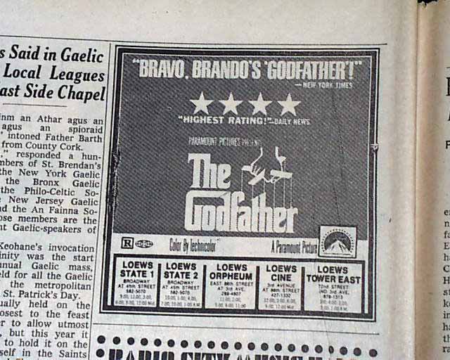 the godfather 1 rating