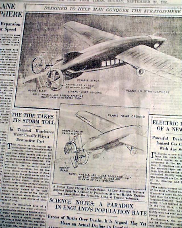 Robert H. Goddard rocket airplane... - RareNewspapers.com