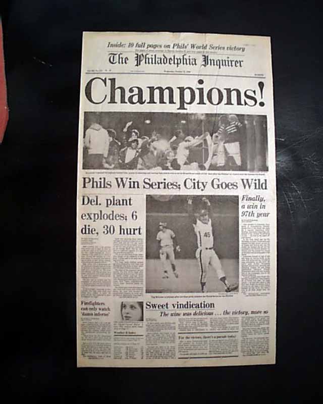 Philadelphia Wins 1980 World Series 
